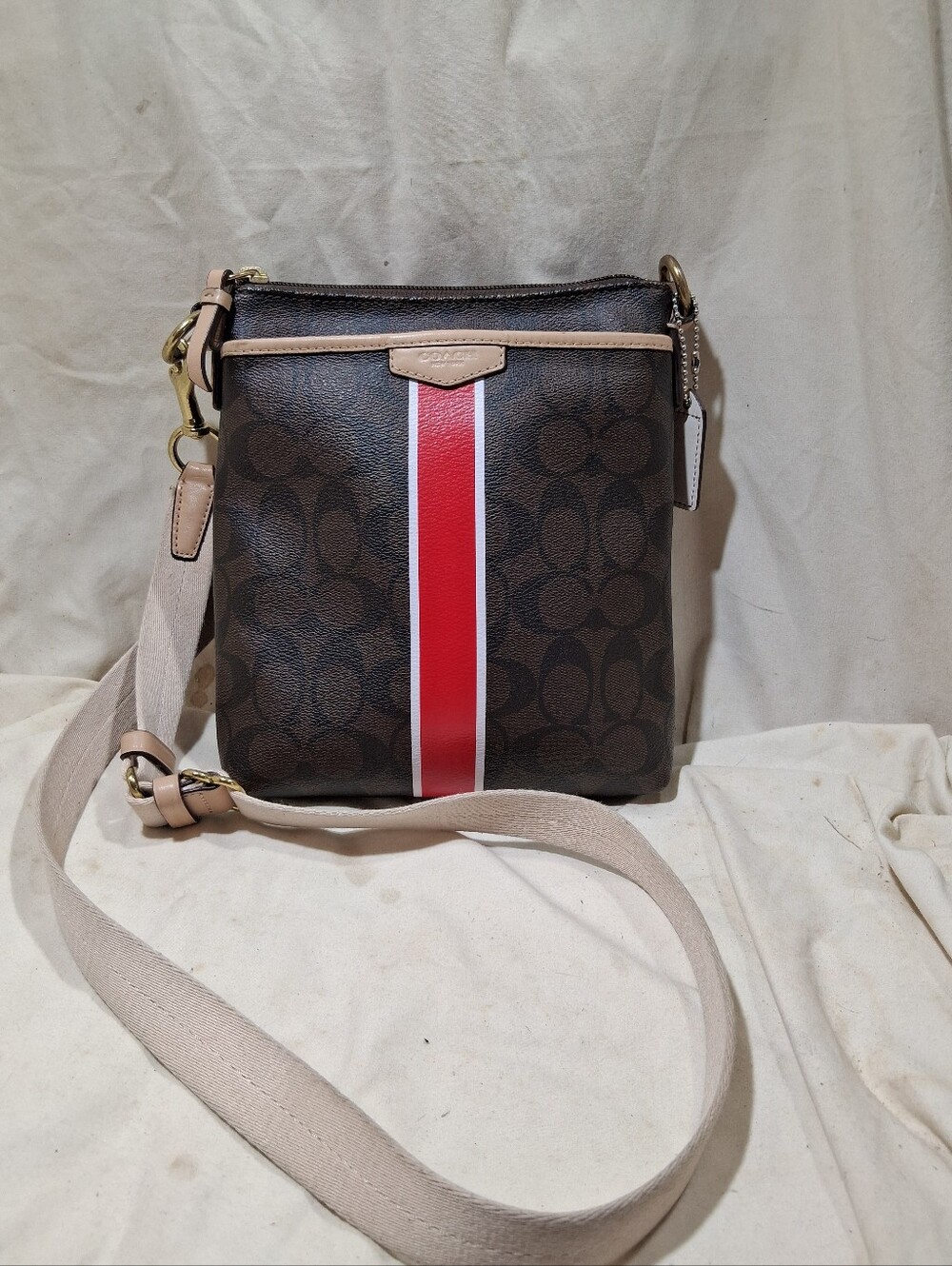 Coach signature crossbody